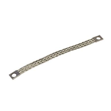 Picture of Earth braids section 16mm², length 150mm, eyelet hole 8.5mm. Packaging unit: 10