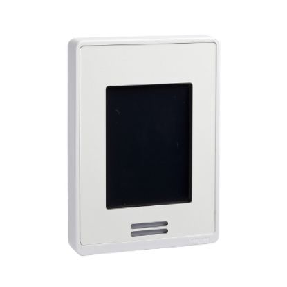 Picture of Low-Voltage Fan Coil Room Controller & Zone Controller: BACnet MS/TP, RH sensor & control, White Case/Fascia