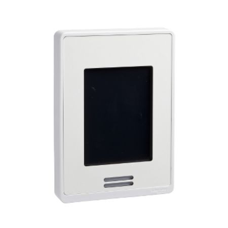 Picture of Low-Voltage Fan Coil Room Controller & Zone Controller: BACnet MS/TP, RH sensor & control, White Case/Fascia