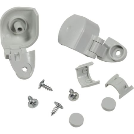 Picture of Hinges, for cover-depth 20 mm. In thermoplastic PC with screws.