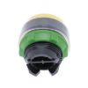 Picture of Head for non illuminated push button, Harmony XB5, plastic, projecting, yellow, 22mm, spring return, booted, unmarked