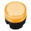 Picture of Head for pilot light, Harmony XAC, for incandescent bulb, plastic, yellow cap, 22mm