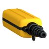 Picture of Pendant control station, Harmony XAC, plastic, yellow, 4 push buttons with NO+NC