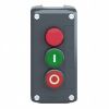 Picture of Harmony XALD XALK, Control station, plastic, dark grey, 1 red pilot light/1 green flush I/1 red flush O push buttons, Ø22 , spring return
