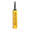 Picture of Empty pendant control station, Harmony XAC, plastic, yellow, 6 cut outs, for cable 10...22mm