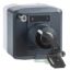 Picture of Harmony XALD XALK, Control station, plastic, dark grey lid, 1 selector key switch 22mm, 1NO