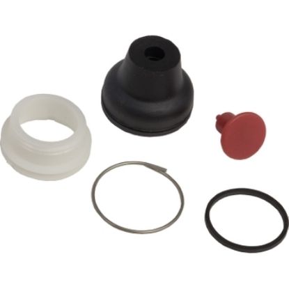 Picture of booted head for pushbutton XAC-B - red - 16 mm, -25..+70 °C