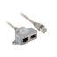 Picture of Modbus T tap off, Zelio Logic, 1 x RJ45 male and 2 x RJ45 female, cable 1m