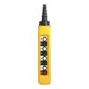 Picture of Pendant control station, Harmony XAC, plastic, yellow, 8 push buttons with NO+NC