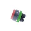 Picture of Head for non illuminated push button, Harmony XB5, plastic, projecting, red, 22mm, spring return, booted, unmarked