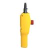 Picture of Pendant control station, Harmony XAC, plastic, yellow, pistol grip, 2 push buttons with 2NO, 1 emergency stop NC