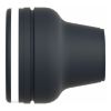 Picture of Head for push button, Harmony XAC, plastic, black, booted, operating travel 4mm, 25...+ 70 degree C
