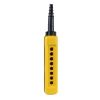 Picture of Pendant control station, Harmony XAC, empty, plastic, yellow, 8 cut outs