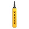 Picture of Pendant control station, Harmony XAC, empty, plastic, yellow, 8 cut outs