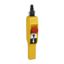 Picture of Pendant control station, Harmony XAC, plastic, yellow, pistol grip, 2 push buttons with NO+NC, 1 emergency stop NC