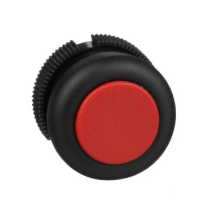 Picture of Head for push button, Harmony XAC, plastic, red, booted, spring return