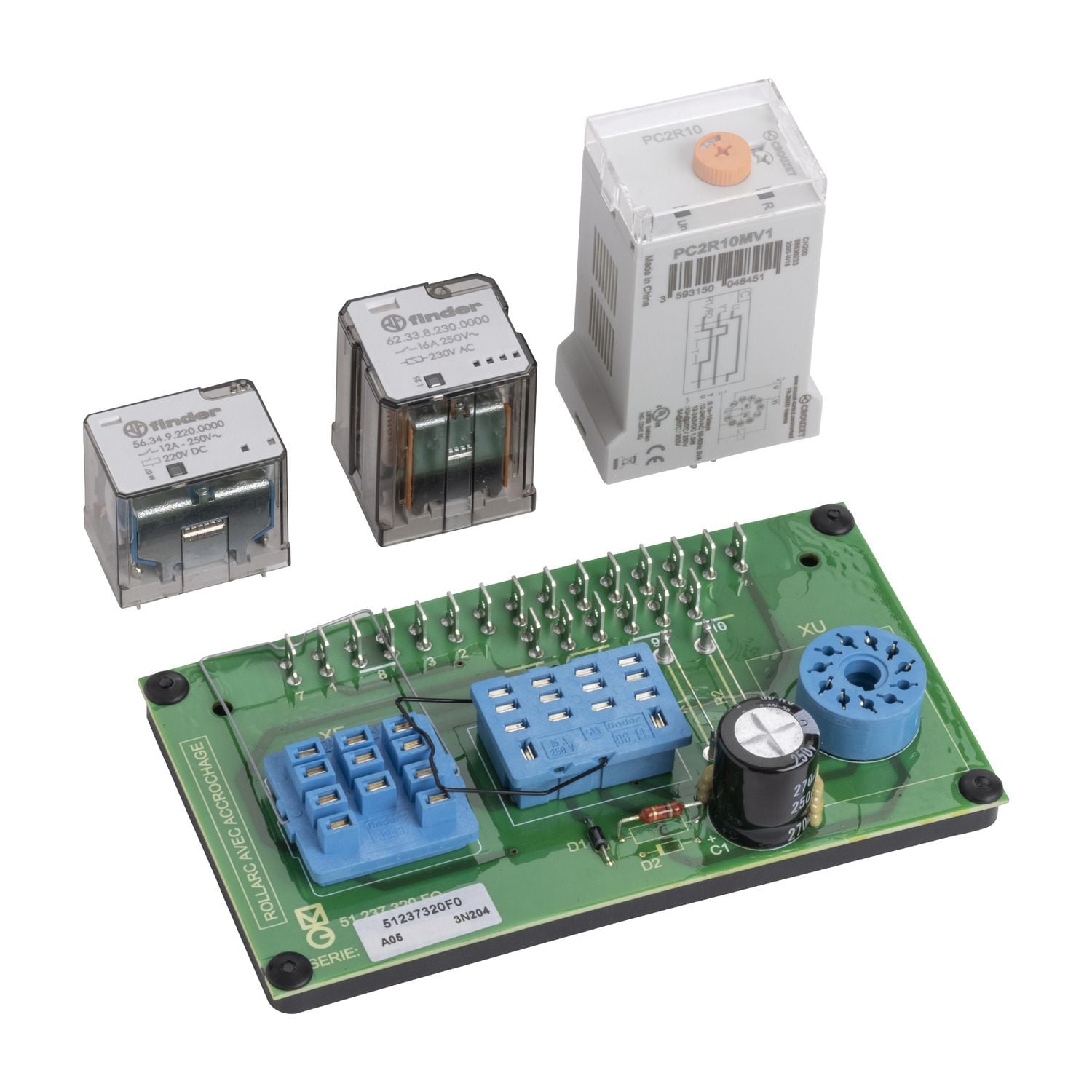 Picture of Contactor accessory, SM6-24, spare part, 48VDC, plate, relay, R400, indoor