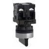 Picture of Complete selector switch, Easy Harmony XA2, plastic, black, 22mm, long handle, 3 positions, stay put, 2NO