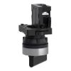 Picture of Complete selector switch, Easy Harmony XA2, plastic, black, 22mm, long handle, 2 positions, stay put, 1NO