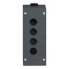 Picture of Empty control station, Harmony XALG, mineral reinforced polyamide, black, 4 cut outs, for severe environments
