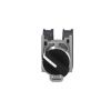 Picture of Selector switch, Harmony XB4 - ATEX D, metal, 22mm, 2 positions, black standard handle, stay put, screw clamp terminals, 1NO + 1NC