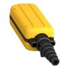 Picture of Pendant control station, Harmony XAC, plastic, yellow, 2 push buttons with 2NO+1NC