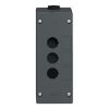 Picture of Empty control station, Harmony XALG, mineral reinforced polyamide, black, 3 cut outs, for severe environments