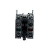 Picture of Selector switch, Harmony XB4, metal, black, 22mm, 2 positions, stay put, 1NO+1NC