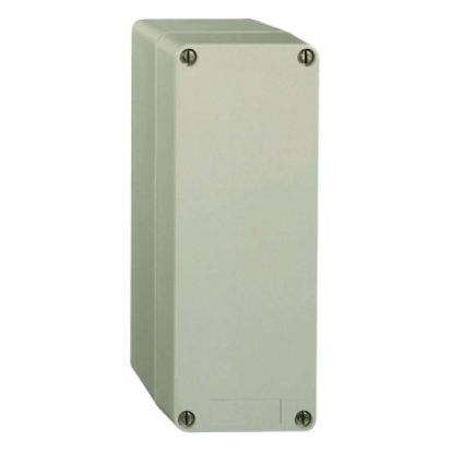 Picture of Empty control station without hinges, Harmony XAP, XB2 SL, plastic, grey, undrilled, 85x226x87mm