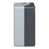 Picture of Harmony XALD XALK, Empty enclosure, plastic, dark grey lid, for push button 22mm, 2 cut outs