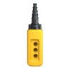 Picture of Empty pendant control station, Harmony XAC, plastic, yellow, 3 cut outs