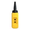 Picture of Empty pendant control station, Harmony XAC, plastic, yellow, 2 cut outs
