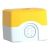 Picture of Empty control station, Harmony XALD, XALK, plastic, yellow, 1 cut out, unmarked, UL CSA certified
