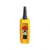Picture of Pendant control station, Harmony XAC, plastic, yellow, 2 push buttons, 1 emergency stop