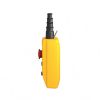 Picture of Pendant control station, Harmony XAC, plastic, yellow, 2 push buttons, 1 emergency stop