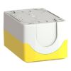 Picture of Harmony XALD XALK, Empty control station, plastic, yellow, 1 cut-out, unmarked, UL/CSA certified