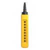 Picture of Empty pendant control station, Harmony XAC, plastic, yellow, 8 cut outs
