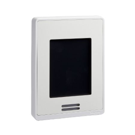 Picture of Low-Voltage Fan Coil Room Controller & Zone Controller: BACnet MS/TP, ZigBee Embedded, IP ready,RH sensor & control, PIR sensor, White Case/Fascia