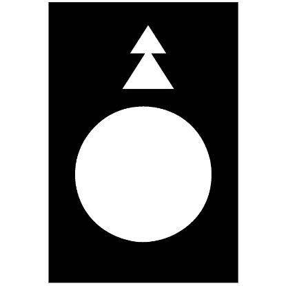 Picture of Marked legend, Harmony XAC, legend, 30x40mm, black, left, slow, fast