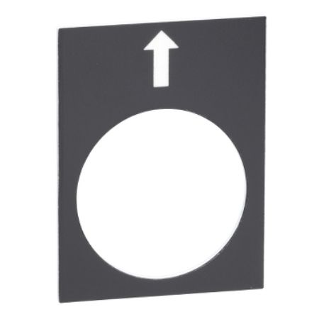 Picture of Marked legend, Harmony XAC, legend, 30x40mm, black, left, slow