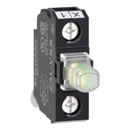 Picture of Light block, Harmony XALD, XALK, for head 22mm, universal LED, mounting in back of enclosure, 230...240V  AC DC