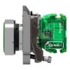 Picture of Harmony XB5R, Wireless and batteryless transmitter, push button, metal, green, 22mm, spring return