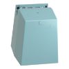 Picture of Single foot switch, Harmony XPE, metal, blue, with cover, 2 steps, 2 contacts 1NC+NO, IP66
