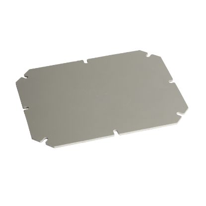 Picture of Mounting plate in galvanized steel, thickness 1.5 mm For boxes of H225W175 mm