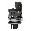 Picture of Selector switch flush mounted, Harmony XB4, metal, black, 30mm, 2 positions, stay put, 1NO