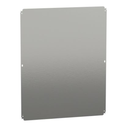 Picture of Plain mounting plate H1000xW800mm Galvanised sheet steel Reversible dimension