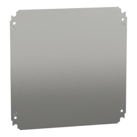 Picture of Plain mounting plate H400xW400mm made of galvanised sheet steel