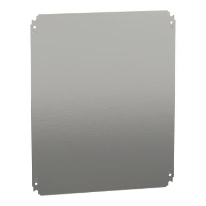Picture of Plain mounting plate H500xW600mm made of galvanised sheet steel