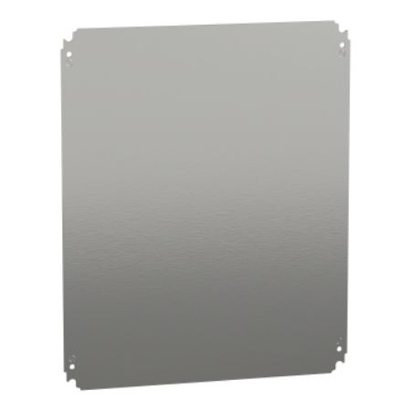 Picture of Plain mounting plate H500xW600mm made of galvanised sheet steel