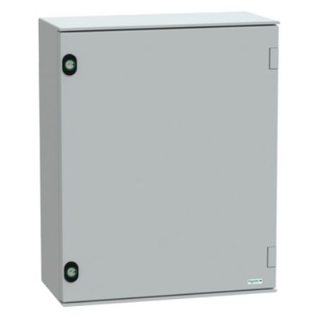 Picture of Thalassa, Wall mounted polyester enclosure, Thalassa PLM, plain door, 530x430x200mm, IP66, IK10, RAL 7035